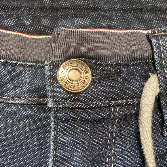 BIG TRAIN OSAKA JEANS JAPANESE STRETCH DENIM DRAWSTRING WAIST BLUE WAIST 29” - Picture 6 of 13